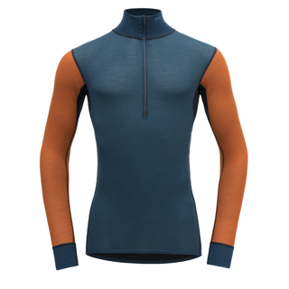  WOOL MESH 190 ZIP NECK MAN