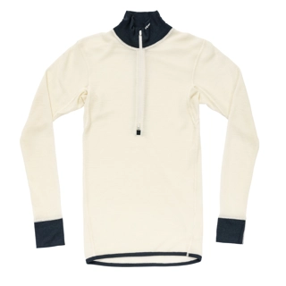 WOOL MESH 190 ZIP NECK MAN