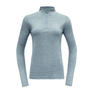 WOOL TOP BREEZE WOMAN HALF ZIP NECK