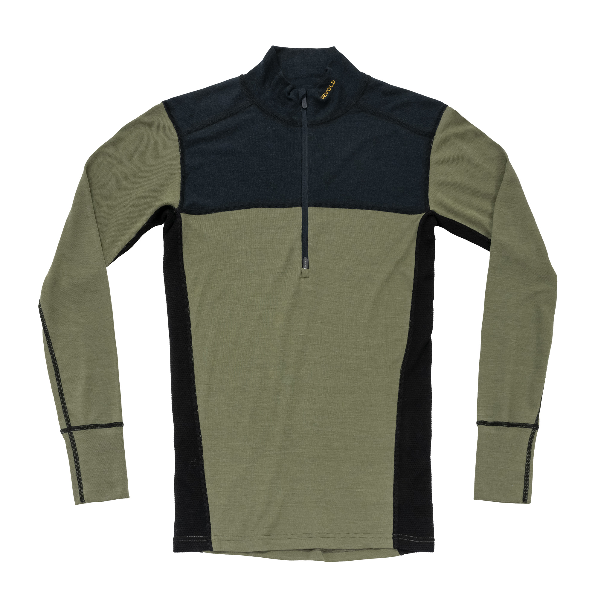  LAUPAREN MERINO 190 ZIP NECK MAN