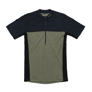 LAUPAREN MERINO 190 ZIP TEE MAN