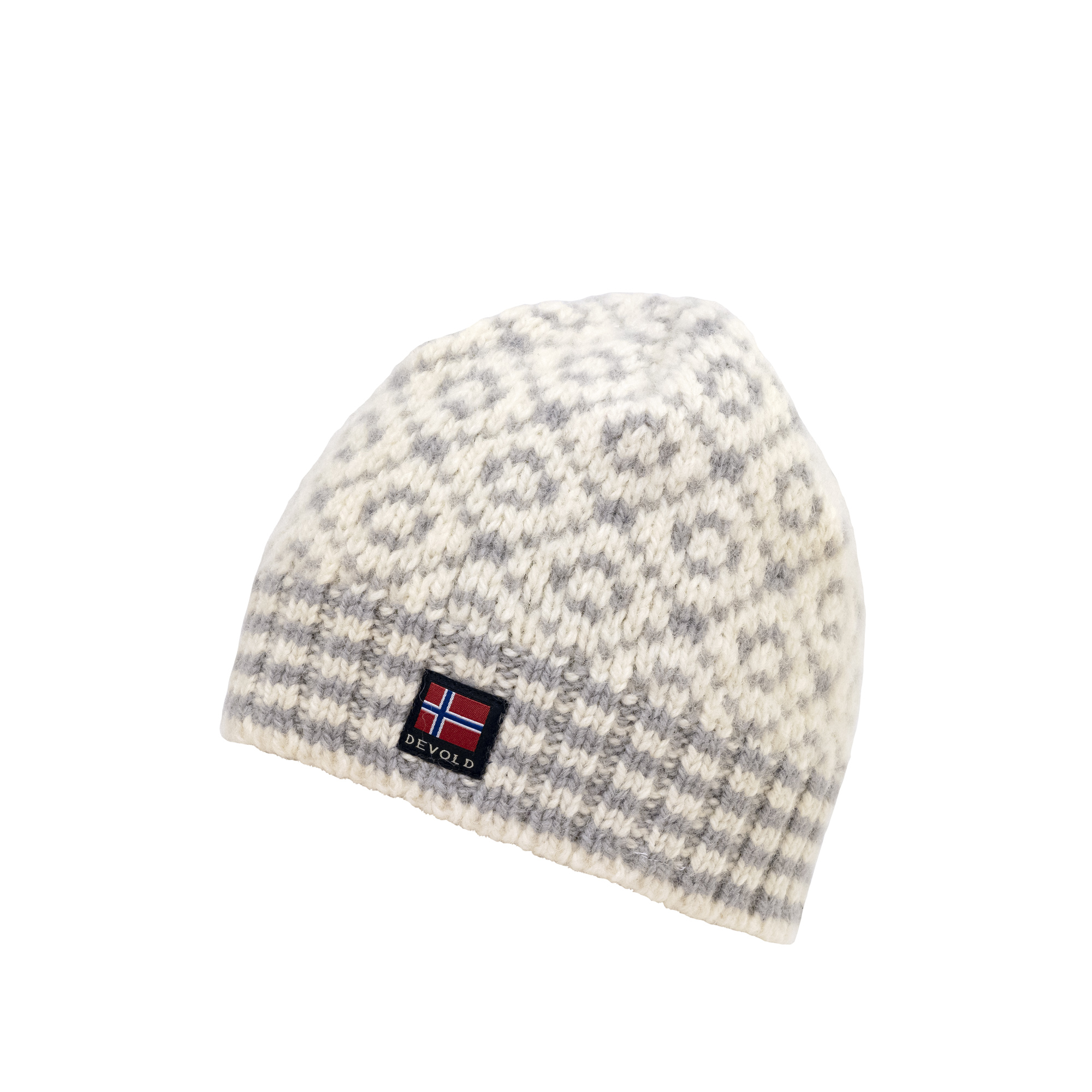 Svalbard Wool Beanie Offwhite/grey 58