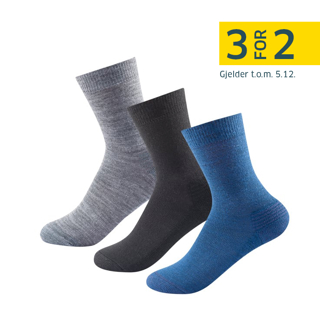  DAILY MERINO MEDIUM SOCK 3PK