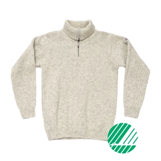 NANSEN WOOL ZIP NECK
