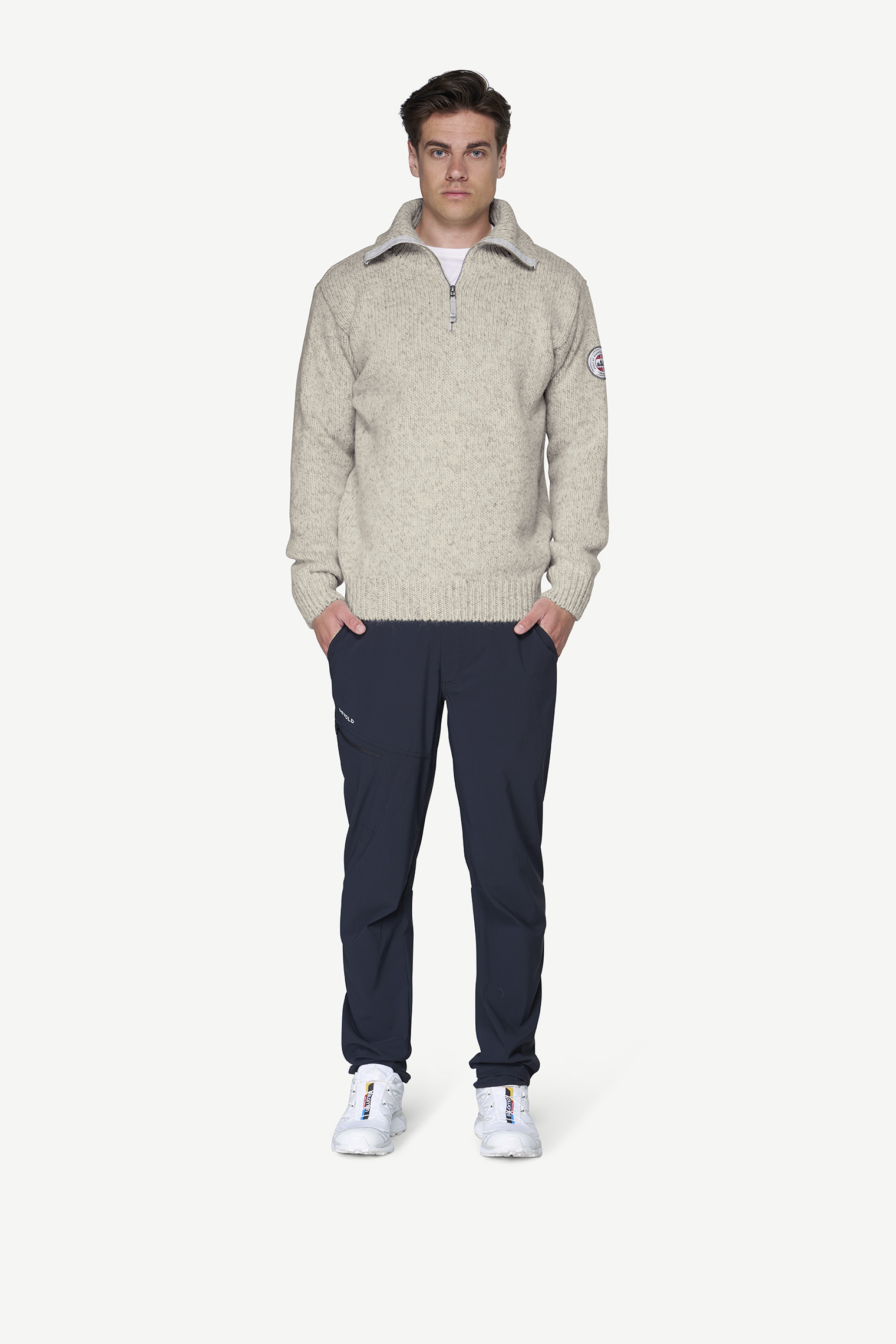 NANSEN WOOL ZIP NECK - Devold of Norway