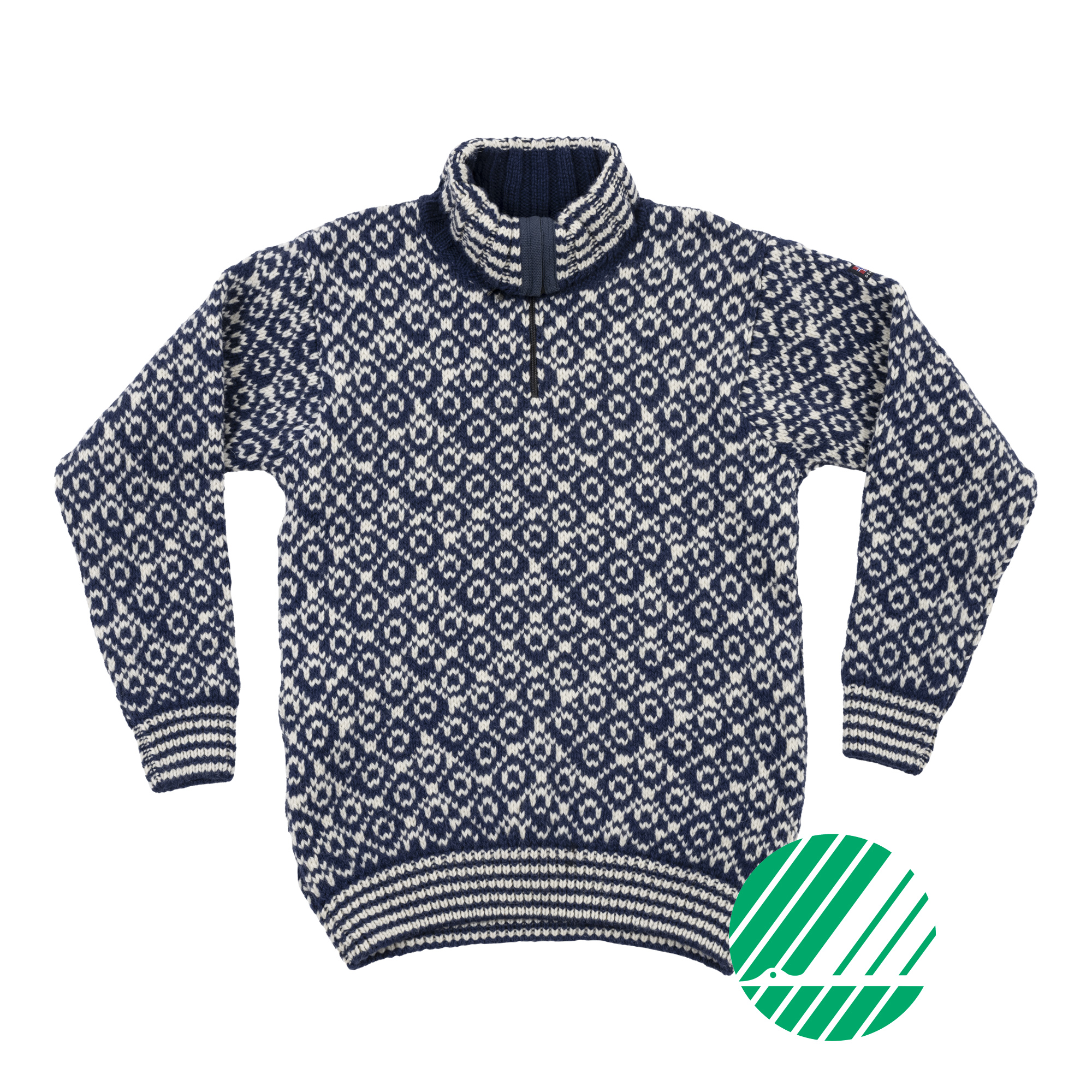  SVALBARD WOOL ZIP NECK