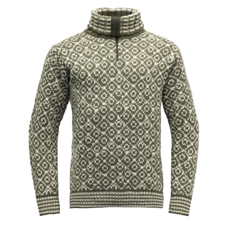  SVALBARD WOOL ZIP NECK
