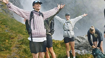 Ullshorts i myk merinoull